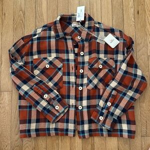 Faherty Surf Flannel Overshirt M